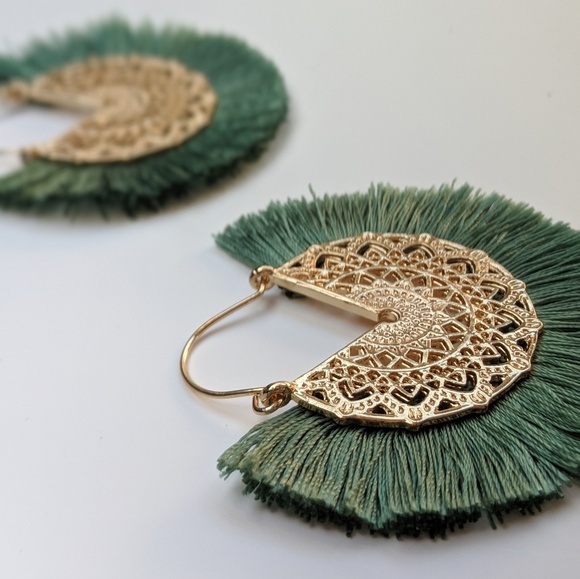 Simply Mahari Jewelry - Silk Tassel Earrings Simply Mahari Jewelry - Silk Tassel Earrings